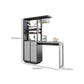 Modern Rectangle Wood Counter Table 2/3 Pieces Bar Table Set with Lockers for Living Room Clearhalo 'Bar Furniture' 'furn' 'furn_home_bar_bar_sets' 'Furniture' 'Home Bars & Bar Sets' 'home_bar_bar_sets' 'Kitchen & Dining Furniture' 7401122