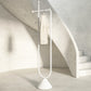 Contemporary Metal Entry Hall Tree 72.83 Inch Tall Hall Stand White Clearhalo 'Entry & Mudroom Furniture' 'furn' 'furn_hall_tree_coat_racks' 'Furniture' 'Hall Trees & Coat Racks' 'hall_tree_coat_racks' 7401445