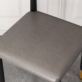 Indoor Open Back Dining Chair Industrial Upholstered Armless Chair