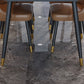 Industrial Kitchen Dinner Table Rectangle Stone 4 Legs Dining Table Clearhalo 'Dining Tables & Seating' 'Dining Tables' 'dining_table' 'furn' 'furn_dining_table' 'Furniture' 'Kitchen & Dining Furniture' 7401777