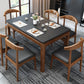Contemporary Rectangle Dinner Table 4 Legs Kitchen Dining Table Brown Without Chairs Clearhalo 'Dining Tables & Seating' 'Dining Tables' 'dining_table' 'furn' 'furn_dining_table' 'Furniture' 'Kitchen & Dining Furniture' 7401803