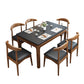 Contemporary Rectangle Dinner Table 4 Legs Kitchen Dining Table Clearhalo 'Dining Tables & Seating' 'Dining Tables' 'dining_table' 'furn' 'furn_dining_table' 'Furniture' 'Kitchen & Dining Furniture' 7401804