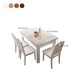 Tavolo da pranzo rettangolare Tavolo da cucina per sala da pranzo con base in legno massello
