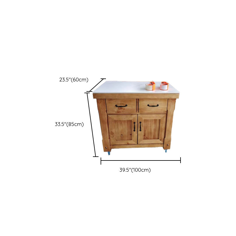 Tavolo da pranzo dell'isola con armadio in marmo di preparazione in marmo