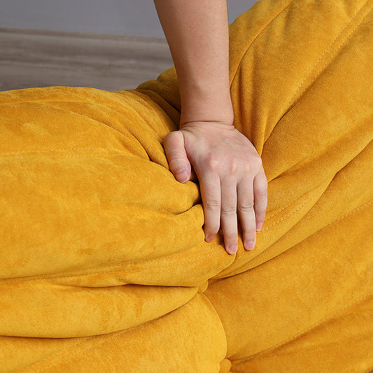 Contemporary Sofa Stationary Tufted Split-Back Seating for Living Room