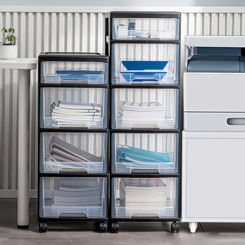 Archivo de almacenamiento de cajones de archivos móviles de plástico modernos Archivo de almacenamiento para la oficina