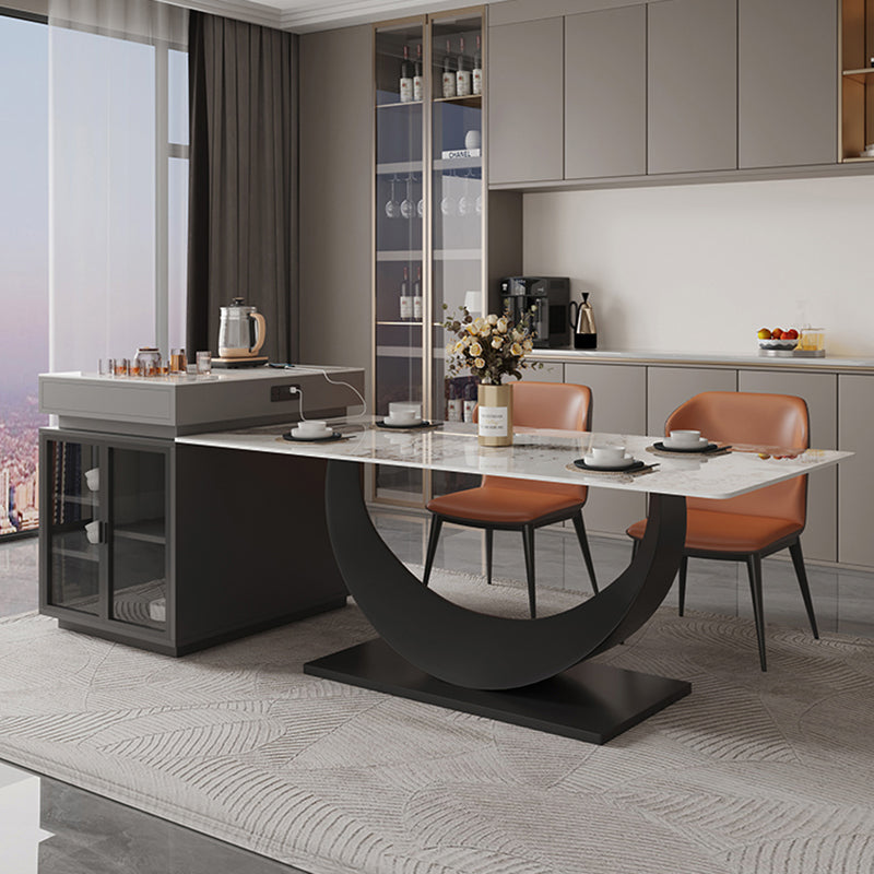 Modern Kitchen Stone Furniture 5 Pcs Multi Purpose Dining Furniture