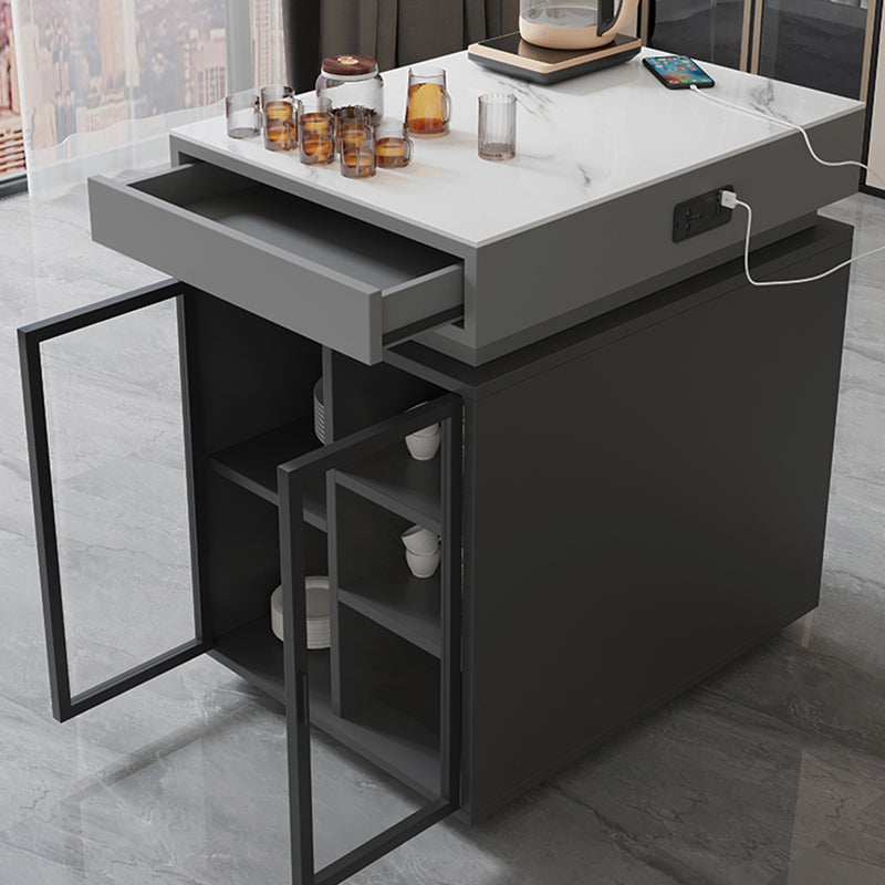 Modern Kitchen Stone Furniture 5 Pcs Multi Purpose Dining Furniture