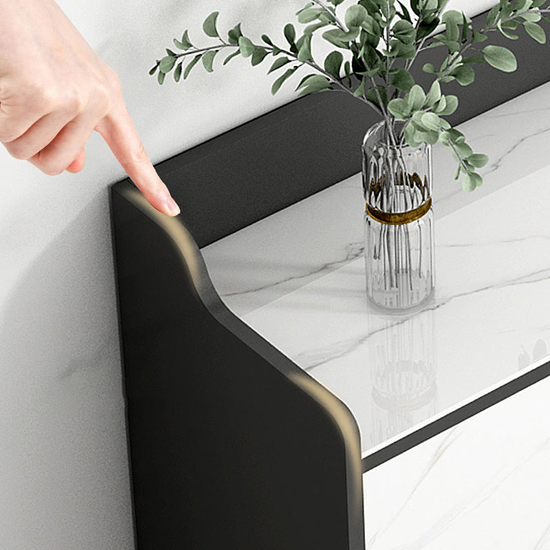 Zeitgenössischer Stein Sideboard Verstellbares Regal Sideboardschrank für Wohnzimmer