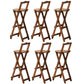 Folding Counter and Bar Stool Modern Style Wood Stool for Patio Use Tan 6 Piece Set Bar Stool(30"H) Clearhalo 'Bar Furniture' 'Bar Stools' 'bar_stools' 'furn' 'furn_bar_stools' 'Furniture' 'Kitchen & Dining Furniture' 7403376