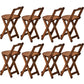 Folding Counter and Bar Stool Modern Style Wood Stool for Patio Use Tan 8 Piece Set Short Stool(18"H) Clearhalo 'Bar Furniture' 'Bar Stools' 'bar_stools' 'furn' 'furn_bar_stools' 'Furniture' 'Kitchen & Dining Furniture' 7403378