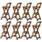 Folding Counter and Bar Stool Modern Style Wood Stool for Patio Use Tan 8 Piece Set Counter Stool(25"H) Clearhalo 'Bar Furniture' 'Bar Stools' 'bar_stools' 'furn' 'furn_bar_stools' 'Furniture' 'Kitchen & Dining Furniture' 7403380
