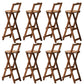 Folding Counter and Bar Stool Modern Style Wood Stool for Patio Use Tan 8 Piece Set Bar Stool(30"H) Clearhalo 'Bar Furniture' 'Bar Stools' 'bar_stools' 'furn' 'furn_bar_stools' 'Furniture' 'Kitchen & Dining Furniture' 7403382