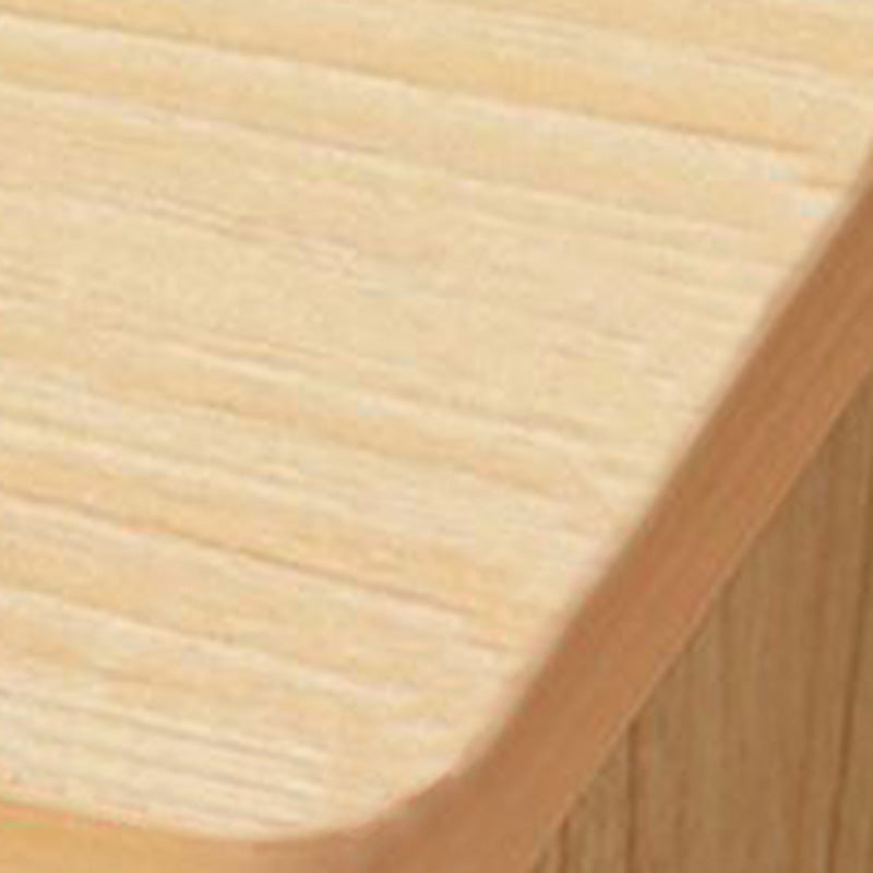 Bureau de bureau en bois moderne bureau de forme rectangulaire avec 2 jambes en blanc / naturel