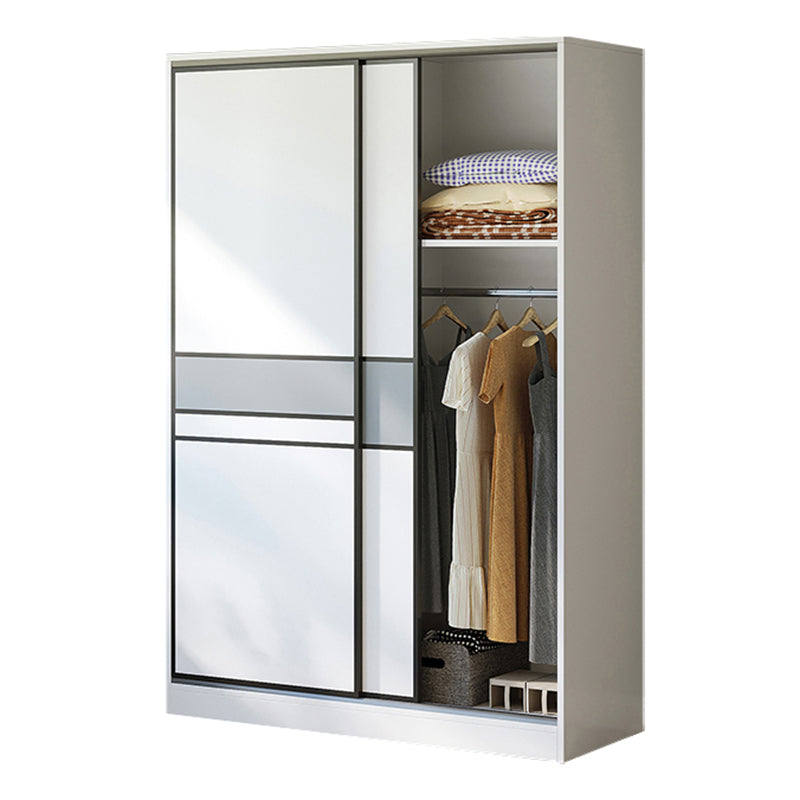 Armario de madera artificial Armario moderno con puertas correderas para dormitorio