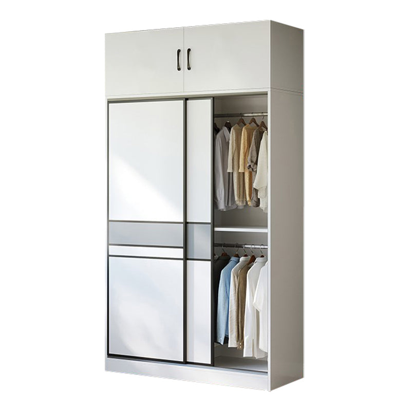 Armario de madera artificial Armario moderno con puertas correderas para dormitorio