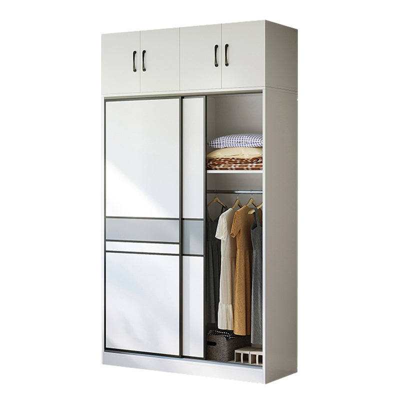 Armario de madera artificial Armario moderno con puertas correderas para dormitorio