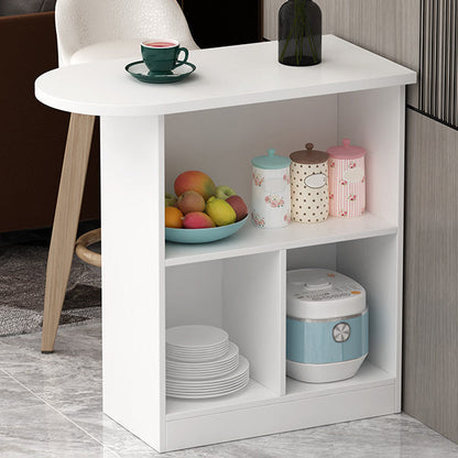 Wood Bar Table Modern Dining Table for Kitchen Living Room Coffee Room White Without Chairs Clearhalo 'Bar Furniture' 'Bar Tables' 'bar_tables' 'furn' 'furn_bar_tables' 'Furniture' 'Kitchen & Dining Furniture' 7404054