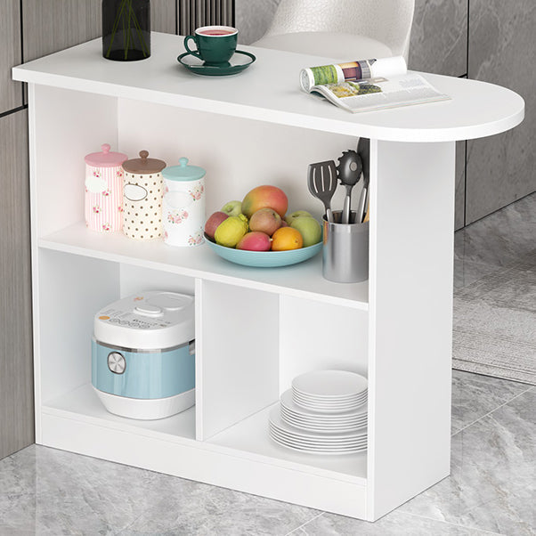 Wood Bar Table Modern Dining Table for Kitchen Living Room Coffee Room White Without Chairs Clearhalo 'Bar Furniture' 'Bar Tables' 'bar_tables' 'furn' 'furn_bar_tables' 'Furniture' 'Kitchen & Dining Furniture' 7404055