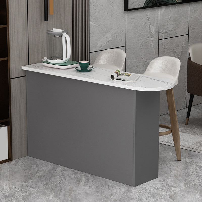 Wood Bar Table Modern Dining Table for Kitchen Living Room Coffee Room Clearhalo 'Bar Furniture' 'Bar Tables' 'bar_tables' 'furn' 'furn_bar_tables' 'Furniture' 'Kitchen & Dining Furniture' 7404057