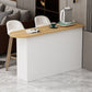 Wood Bar Table Modern Dining Table for Kitchen Living Room Coffee Room Clearhalo 'Bar Furniture' 'Bar Tables' 'bar_tables' 'furn' 'furn_bar_tables' 'Furniture' 'Kitchen & Dining Furniture' 7404059