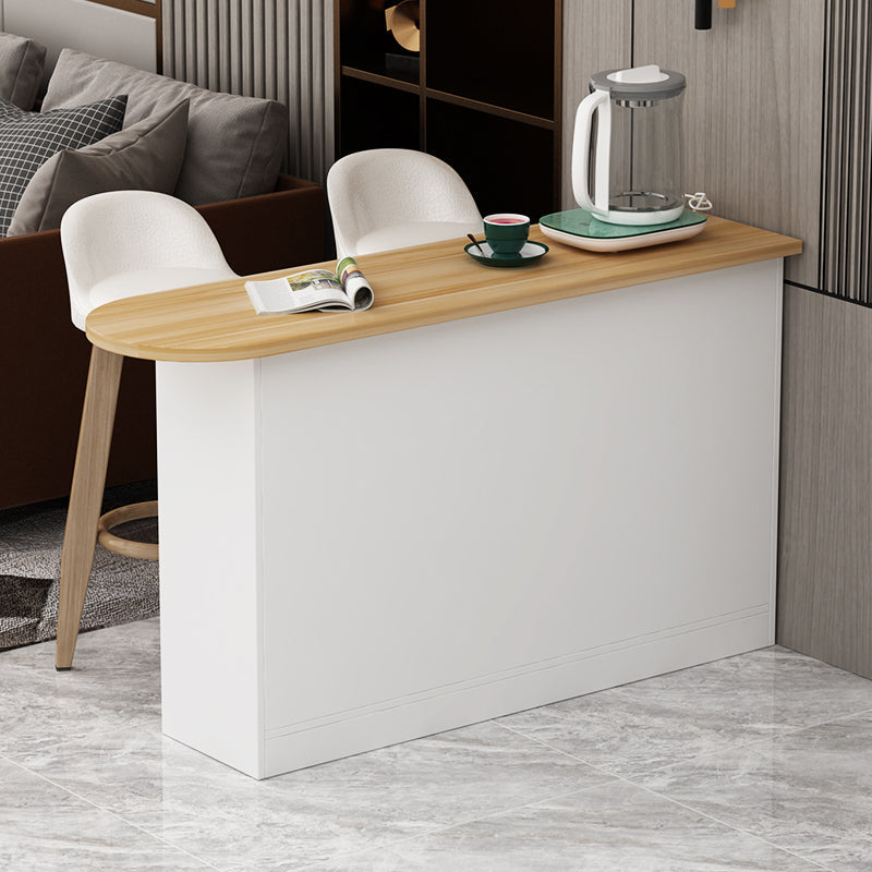Wood Bar Table Modern Dining Table for Kitchen Living Room Coffee Room Clearhalo 'Bar Furniture' 'Bar Tables' 'bar_tables' 'furn' 'furn_bar_tables' 'Furniture' 'Kitchen & Dining Furniture' 7404059