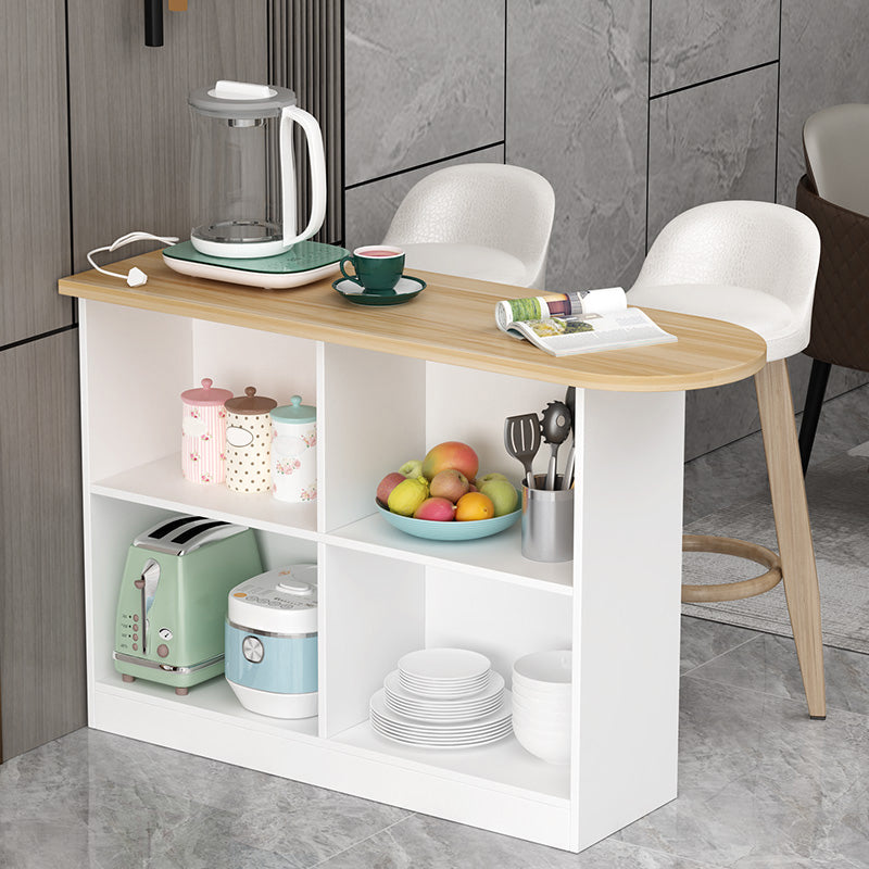 Wood Bar Table Modern Dining Table for Kitchen Living Room Coffee Room Clearhalo 'Bar Furniture' 'Bar Tables' 'bar_tables' 'furn' 'furn_bar_tables' 'Furniture' 'Kitchen & Dining Furniture' 7404072