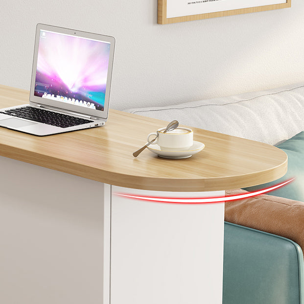 Specialty Contemporary Pub Table with Pedestal Manufactured Wood Bar Table Clearhalo 'Bar Furniture' 'Bar Tables' 'bar_tables' 'furn' 'furn_bar_tables' 'Furniture' 'Kitchen & Dining Furniture' 7404095