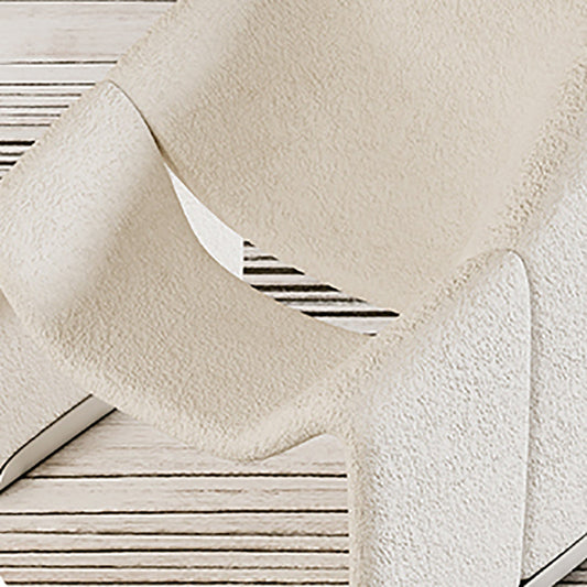 White Wool Accent Armchair with Sled Base and Tight Back in Solid Wood Clearhalo 'Accent Chairs' 'accent_chairs' 'Chairs & Seating' 'furn' 'furn_accent_chairs' 'Furniture' 'Living Room Furniture' 7404118