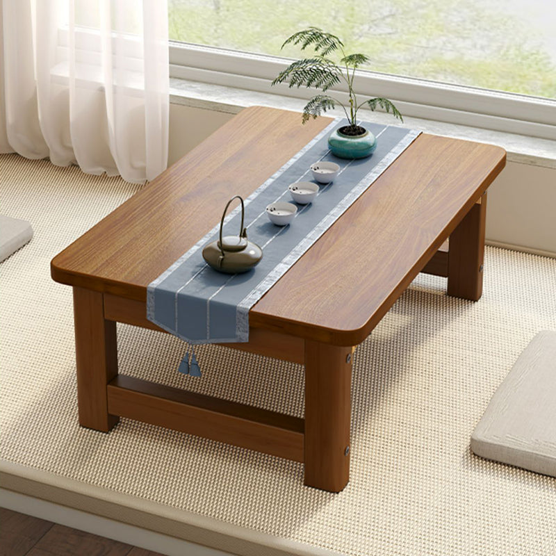 Rectangle Wood Coffee Table Contemporary Single Coffee Table Clearhalo 'Coffee & Accent Tables' 'Coffee Tables' 'coffee_tables' 'furn' 'furn_coffee_tables' 'Furniture' 'Living Room Furniture' 7404151