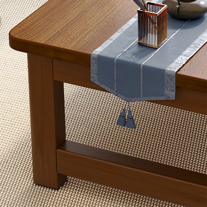 Rectangle Wood Coffee Table Contemporary Single Coffee Table Clearhalo 'Coffee & Accent Tables' 'Coffee Tables' 'coffee_tables' 'furn' 'furn_coffee_tables' 'Furniture' 'Living Room Furniture' 7404164