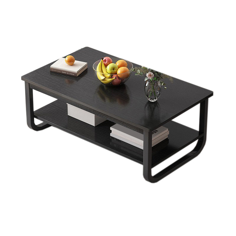 Contemporary Sled Cocktail Table Rectangle Single Coffee Table Clearhalo 'Coffee & Accent Tables' 'Coffee Tables' 'coffee_tables' 'furn' 'furn_coffee_tables' 'Furniture' 'Living Room Furniture' 7404253