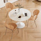 Round Dining Set for Kitchen 1/2/3/4/5 Pcs Stone Top Dinette Set 4 Pieces: Table, 3 Chairs Clearhalo 'Dining Room Sets' 'Dining Tables & Seating' 'dining_room_set' 'furn' 'furn_dining_room_set' 'Furniture' 'Kitchen & Dining Furniture' 7404775