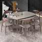 Round Dining Table Set 1/2/7 Pieces with Wood Base Kitchen Furniture Set