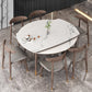 Round Dining Table Set 1/2/7 Pieces with Wood Base Kitchen Furniture Set