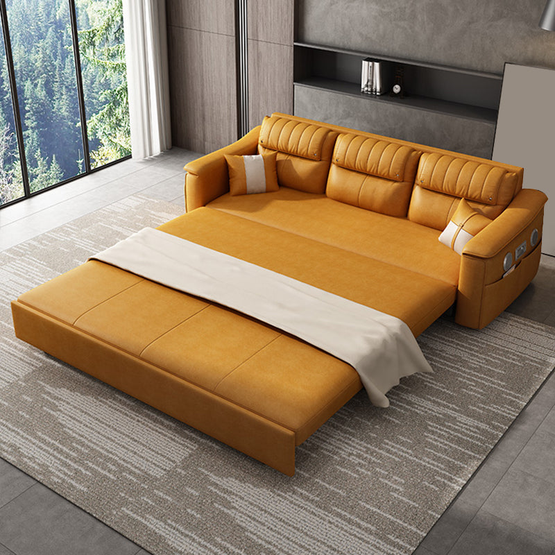 Divano letto per dormiente futon scandinavo telaio futon in pelle incollata