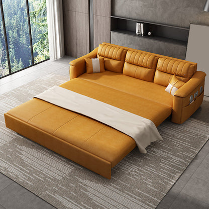 Divano letto per dormiente futon scandinavo telaio futon in pelle incollata