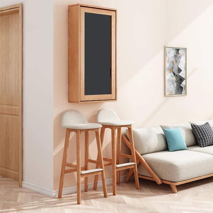 Set da pub rettangolare con altezza del bancone, tavolo da bar e sgabelli con struttura in legno da 1/2/3 pezzi