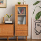 Modern Knobs Chest Cabinets Included Solid Wood Accent Cabinet with Drawers