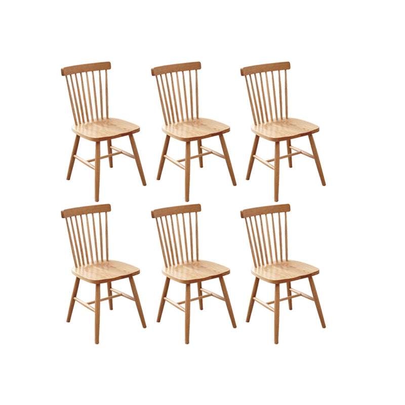 Cucina contemporanea sedia a braccioless a bracciole in legno in legno massiccio sedia da pranzo