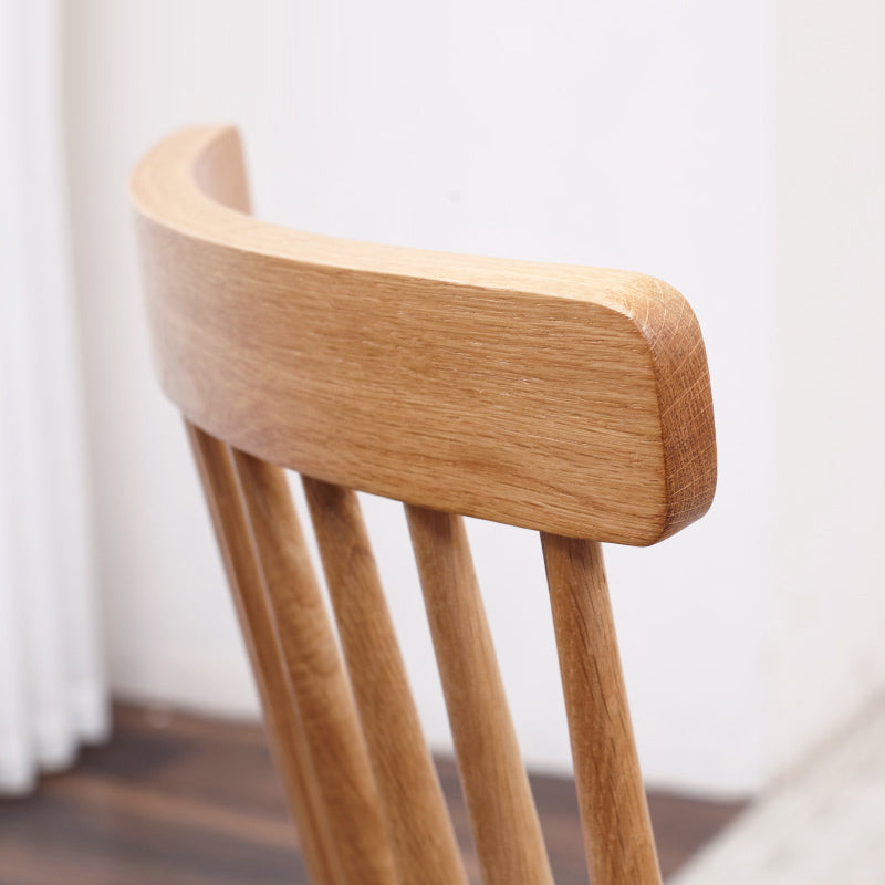 Cucina contemporanea sedia a braccioless a bracciole in legno in legno massiccio sedia da pranzo