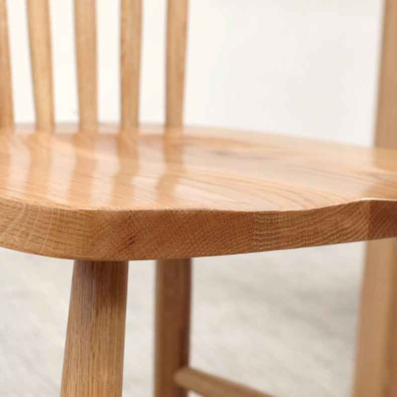 Cucina contemporanea sedia a braccioless a bracciole in legno in legno massiccio sedia da pranzo