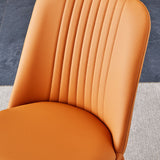 Eetkamer armloze eetkamerstoel huis parsons faux lederen eetkamerstoel