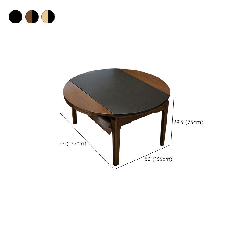 Modern Stone Scalable Dining Table Rubber Base for Dining Room Clearhalo 'Dining Tables & Seating' 'Dining Tables' 'dining_table' 'furn' 'furn_dining_table' 'Furniture' 'Kitchen & Dining Furniture' 7405803