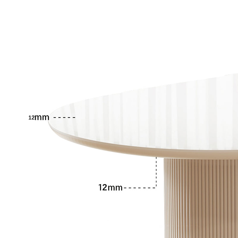 White Contemporary Dining Room Dinner Kitchen Table Double Pedestal Dinner Table
