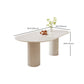 White Contemporary Dining Room Dinner Kitchen Table Double Pedestal Dinner Table