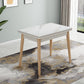 Modern Scalable Rectangle Dining Table Rubber Base for Dining Room Slate White 47.2"L x 35.4"W x 29.5"H Clearhalo 'Dining Tables & Seating' 'Dining Tables' 'dining_table' 'furn' 'furn_dining_table' 'Furniture' 'Kitchen & Dining Furniture' 7405848