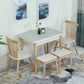 Modern Scalable Rectangle Dining Table Rubber Base for Dining Room Clearhalo 'Dining Tables & Seating' 'Dining Tables' 'dining_table' 'furn' 'furn_dining_table' 'Furniture' 'Kitchen & Dining Furniture' 7405849