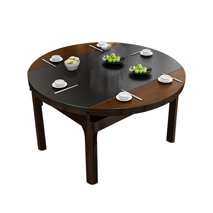 Modern Stone Scalable Dining Table Rubber Legs for Dining Room Without Chairs Clearhalo 'Dining Tables & Seating' 'Dining Tables' 'dining_table' 'furn' 'furn_dining_table' 'Furniture' 'Kitchen & Dining Furniture' 7405863