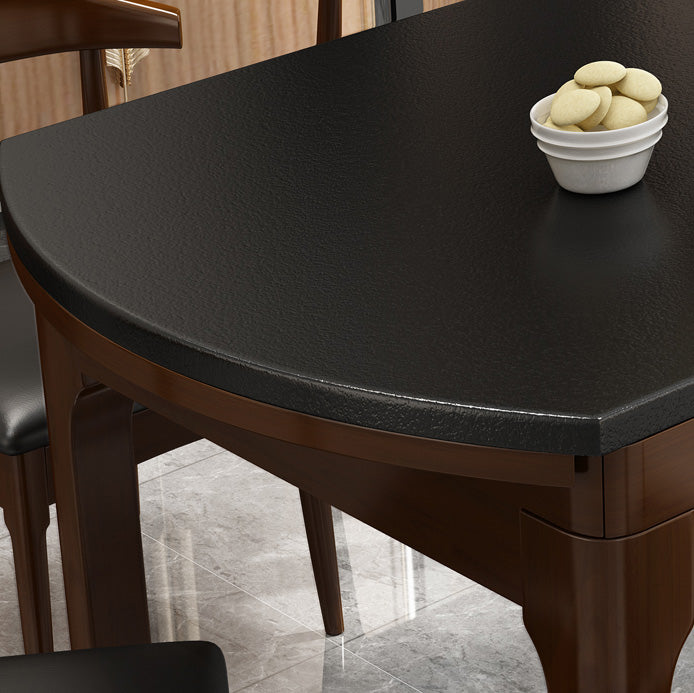 Modern Stone Scalable Dining Table Rubber Legs for Dining Room Clearhalo 'Dining Tables & Seating' 'Dining Tables' 'dining_table' 'furn' 'furn_dining_table' 'Furniture' 'Kitchen & Dining Furniture' 7405864